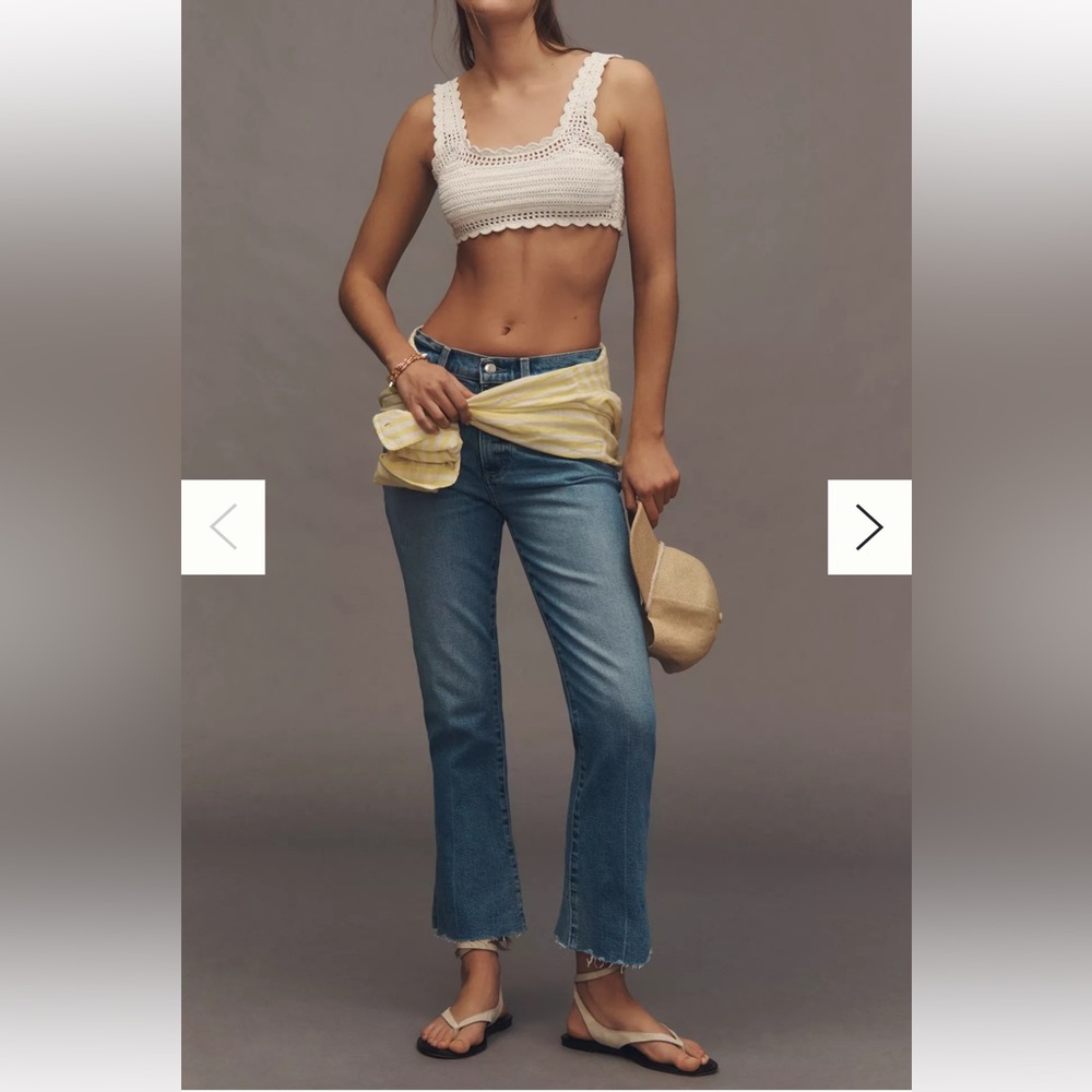 Pistola Lennon High-Rise Crop Jeans